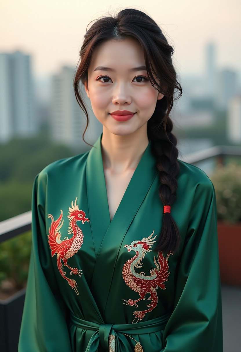 河对岸的灯